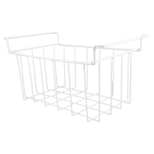 Ciieeo Cesta Deslizante para Congelador Multiusos 40x22x20 Cm Alambre Resistente Colgante para Almacenamiento Organizado y Fácil Limpieza Adaptable Hogar Cocina