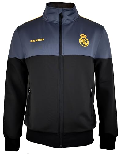 Real Madrid Chaqueta Plus Abierta Nº10 Negro - Talla S