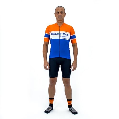Camisa de Ciclismo Masculina Sport Márcio May Deep Vintage