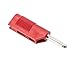 Hirschmann Test And Measurement Test Plug, 30A, Screw, Red - 930729101