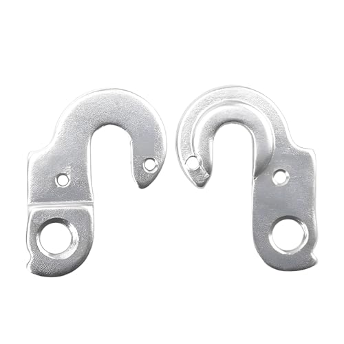 Machify Alloy Derailleur Hanger, Rear Gear Mech, Universal Fit for Mountain/Road/Folding, 2.1 X 1.5 in, Silver, Includes Bolts