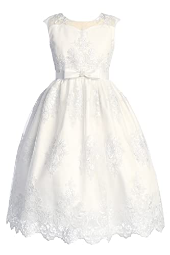 Made in USA - First Communion Dress for Girls - 1st Holy Communion Dresses - Vestido Primera Comunion para Niña