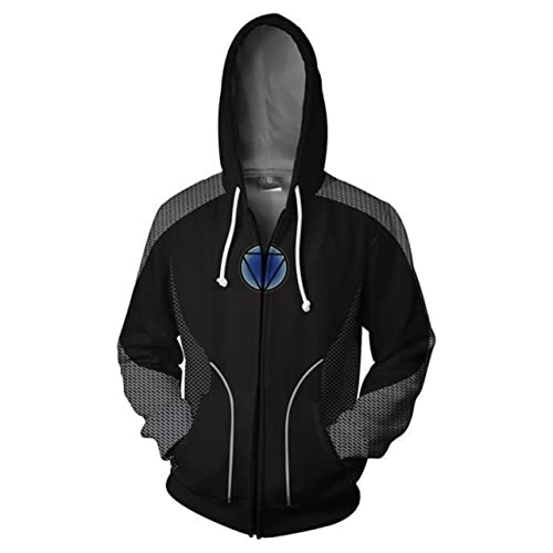 Image of 3D Captain Fashion Cosplay Hoodie Jacket