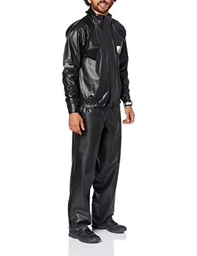 Capa de Chuva com Toca + Calça Street Moto Tam. P sem Forro e Impermeável Preto Atrio - MT080