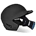 CHAMPRO HX Gamer Plus Baseball Batting Helmet for Youth and Adult Medium,Black