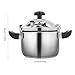 GXFCHYL 7L Stainless Steel Pressure Cooker Pressure Canner Rice Cooker Pressure 60Kpa Quick Cooking Pressure Pot Suitable for Induction Stove, Electric Stove, Gas Stove