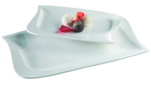 Mäser Serie La Musica, Plattenset rechteckig 2-teilig, Porzellan,...