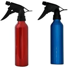 Sandhill Tools Aluminum Empty Spray Bottles with Trigger sprayer 250 ml for Travel, Professional and at Home Use- 2 Color Pack