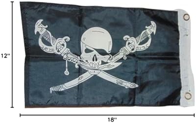 Pirate Brethren of the Coast Flag Polyester 12 X 18 Inches Boat Motorcycle Fort image 5