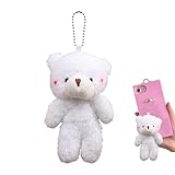 Design en peluche charmant: Avec son expression espiègle et ses mignonnes joues roses, cet ours en peluche captive les cœurs comme un cadeau attentionné. Il s'intègre parfaitement dans les chambres ou les salles de séjour, répandant sans effort chaleur et bonheur.