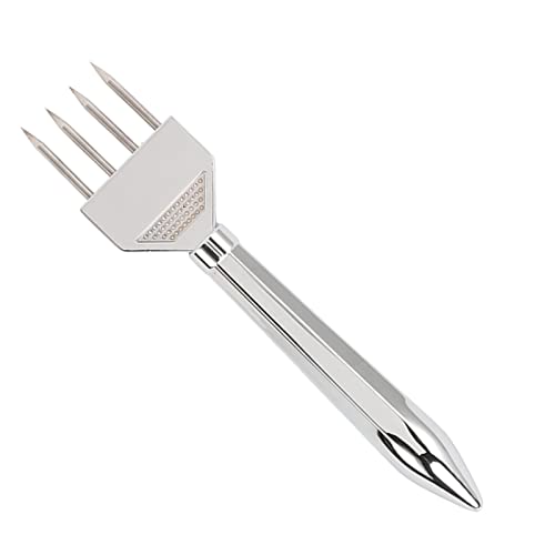 Ice Chipper, Professional Manual Full Metal Food Grade Ice Crusher Stick Handle Ice Chipper Ideal for Kitchen Bar Restaurant(A)