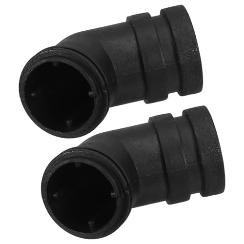 FUTUREORYY Conector de Codo para Lijadora de Banda de 22 Mm, Adaptador de Salida de Polvo de Plástico, 2 Unidades, Accesorio para Sistema de Extracción de Polvo en Herramientas Eléctricas,