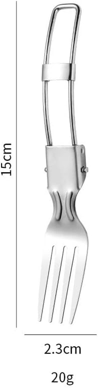 スプーン フォーク ステンレススチール折りたたみナイフフォークスプーン取り外し可能な箸アウトドアポータブルセット キャンプ カトラリ