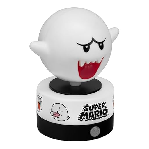 Paladone Nintendo Super Mario Boo Luz nocturna y alarma con sensor de movimiento, lámpara led con licencia oficial, para dormitorios infantiles, adolescentes y hogar, idea de regalo | Ya disponible en tu tienda friki favorita! En mundofriki.es!
