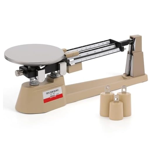 Triple Beam Balance Mechanical Lab Scale 2610g/0.1g with Stainless Steel Weighing Pan