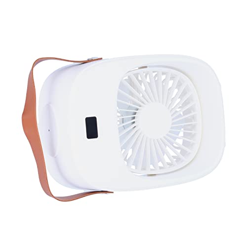 Ventilador de humidificación portátil blanco para dormitorio y exterior 2