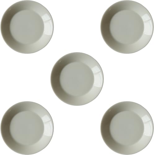 北欧風 13cm おつまみ 小皿 5枚 セット アイボリー 電子レンジ 可 食洗機 対応 美濃焼 日本製 銘々皿 平皿 豆皿 醤油皿