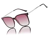 DUCO Polarized Sunglasses for Women Men Vintage Retro Round Sun Glasses with UV Protection W016