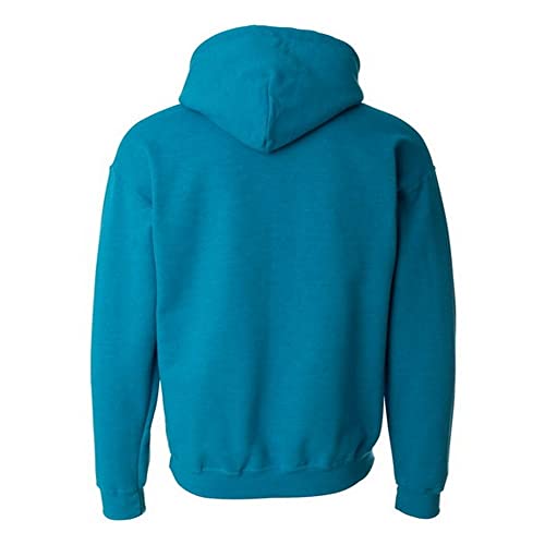 Image of Gildan Men's Heavy Blend Drawcord Hooded Sweatshirt, Safety Pink