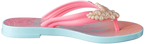 Barbie Charme Rasteiro, Chinelo Meninas, VERDE/ROSA, 29/30