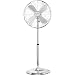 Produktbild sygonix Standventilator 50 W (B x H) 44.5 cm x 120 cm Silber