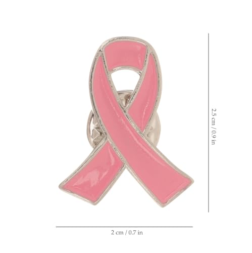 Cinta rosa insignia pin de conciencia para chalecos y camisas en marchas 4
