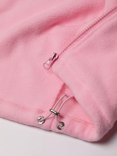 Girls Cropped Fleece Jacket - Warm Zip-Up with Pockets and Adjustable Hem for Sporty or Everyday Style4