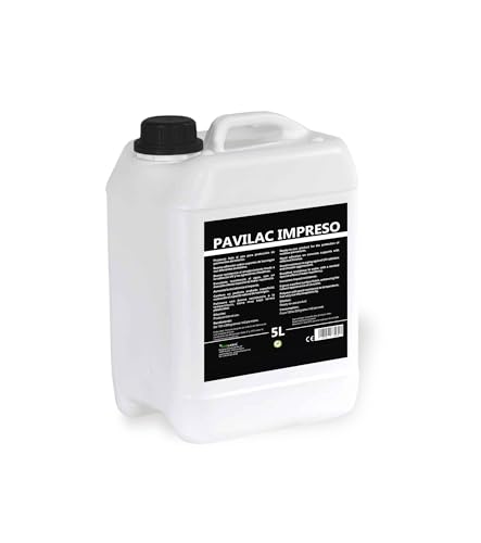 MICROLANIC - PAVILAC IMPRESO 5L Barniz Resina para Pavimentos, Efecto Gota, Protección de Suelos de Mortero y Hormigón, Endurecedor y Antimoho, Uso Interior y Exterior