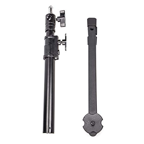 Support d'éclairage au sol 60cm réglable avec trépied de lampe pour softbox