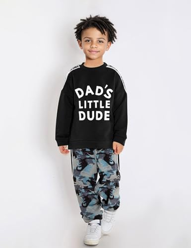Image of TUEMOS Toddler Boy Clothes Sweatsuits Fall Winters Boy Outfits