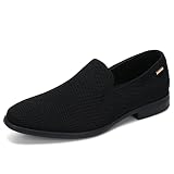 Dirk Dress Shoes for Men Tuxedo Shoes Slip-On Loafer Casual Oxford Shoes Fashion Lightweight Black
