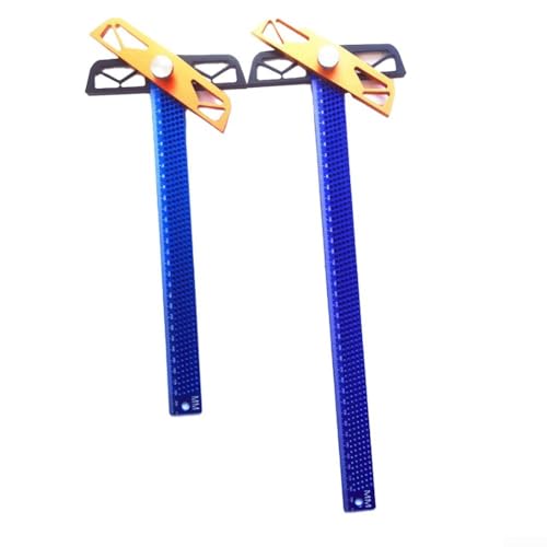 Precision Measuring Tool 300400mm T Type Square Ruler Aluminum Alloy for Crafts and Model Making (300mm) - Image 2