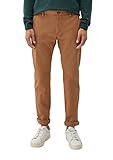 s.Oliver Herren Hose, Chino Hose Slim Fit, Sandstein, 33W / 32L