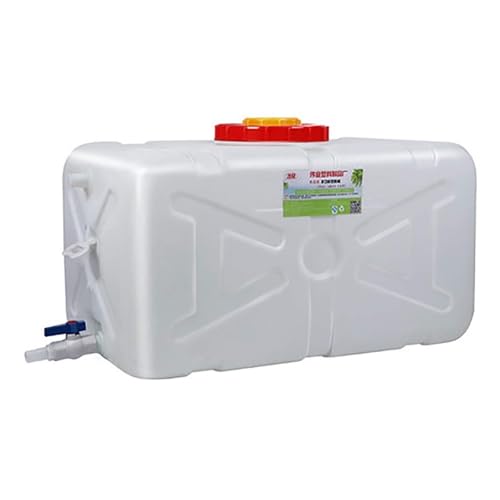 LICOME 150L Rectangular Plastic Water Storage Tank, High-Density Polyethylene, for Outdoor, Emergency, Camping, Farmland, Industry, Self Driving Cars(50L)