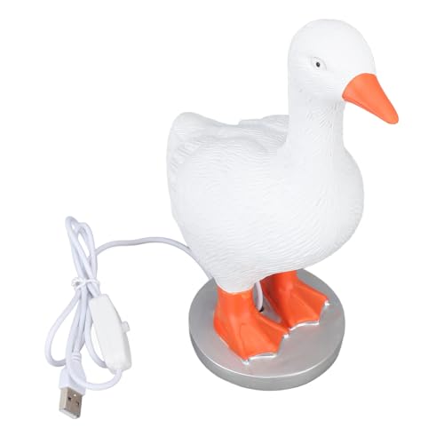 Duck Egg Lamp Creative Resin LED Funny Goose Table Lamp Night Light Bedroom Warm Night Light Decor for Bedroom Study