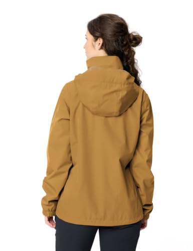 VAUDE Escape Light Regenjacke für Damen – Peanut Butter – Gr. 50 – Ansicht 4