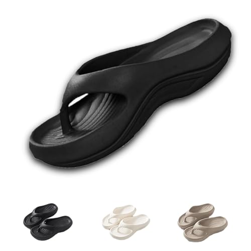 Quenta 2025 New PillowSlides For Women, Pillow Arch Support Flip Flops WomenMen,Platform Soft Summer Beach Shoes Non-slip Comfort Lightweight