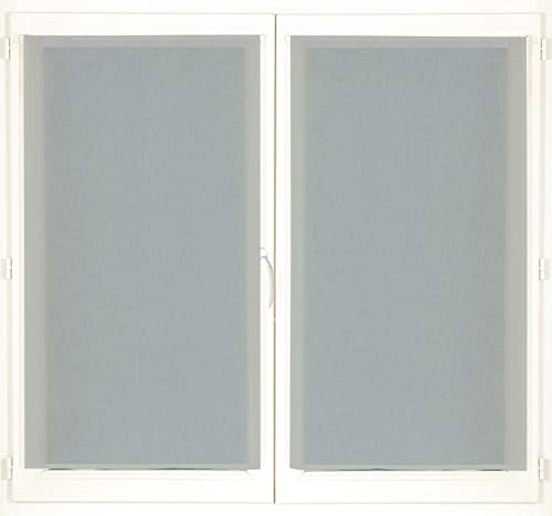 Atout Ciel Paire de voilages avec Passe-Tringle prêts à Poser, 2X 60x120cm, Gris