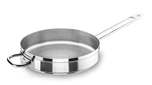 Lacor 54625 Sauteuse Chef Luxe Diamètre 24 cm, Noir