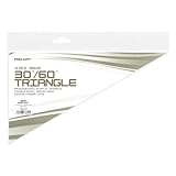 Pro Art 14-Inch 30/60-Degree Triangle, Smoke