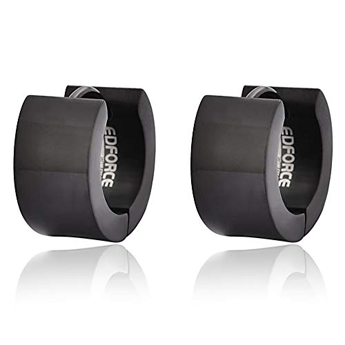 Edforce Stainless Steel Small Hoop Huggie Earrings For Mens Womens2