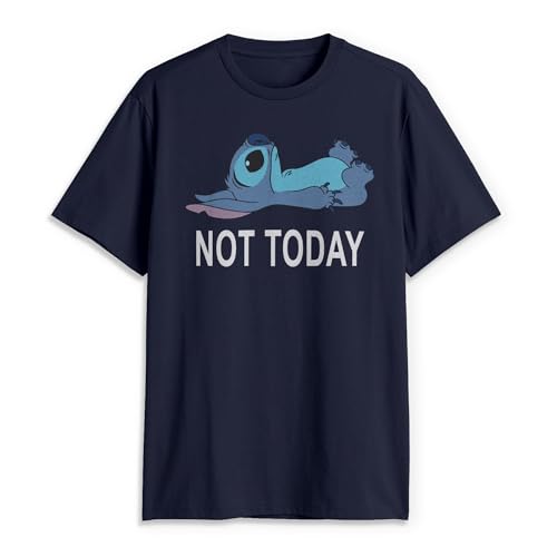 T-shirt Lilo & Stitch Not Today homme idéal pour un week-end cocooning