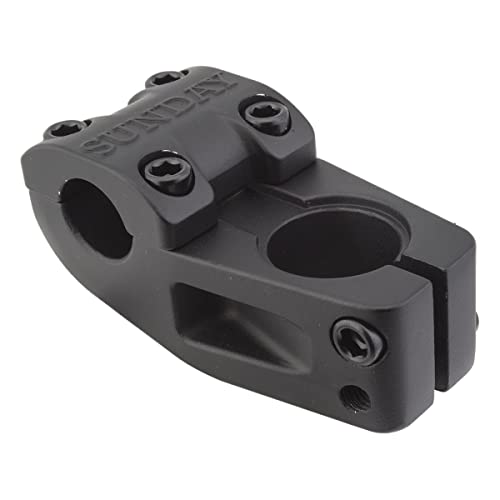 Sunday Freeze TL Bicycle Stem - 1-1/8 34mm Rise 48mm Reach - SBHS-802-Black