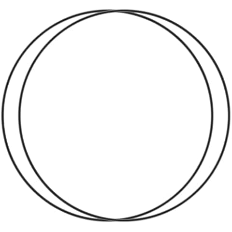 Showingo O-Ring Gasket Seals Replacement for Gamma2 Vittles Vault 9" lids Oil and Grease Resistant Buna-N Material(Pack of 2) Cover