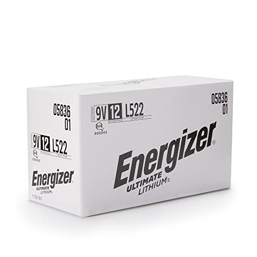 Evel522Bpct - Energizer Ultimate Lithium 9V Battery #TOP1