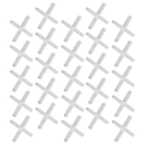 SHINEOFI 1000pcs Cross Shape Tile Grout Spacers Thickness Reusable Ceramic Leveling Tools for Accurate Tile Alignment for Marble Granite and Porcelain Tiling