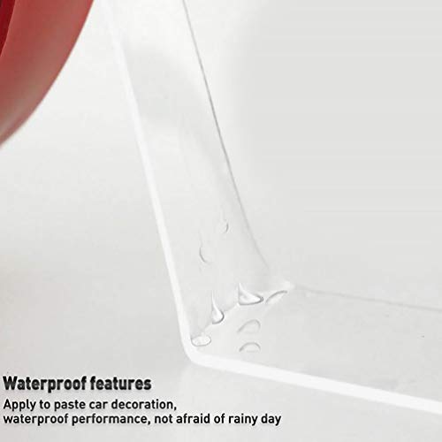 Fita adesiva Tehaux de 3 rolos Nano dupla face para paredes, transparente, removível, fita adesiva,