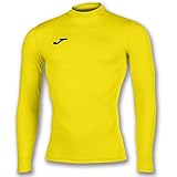 Joma Academy Camiseta Termica, Hombre, Amarillo, S-M