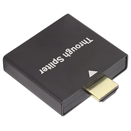 Répartiteur HDMI 1 en 2 Sorties, Commutateur HDMI 4K Commutateur HDMI Bidirectionnel 2 en 1 Sortie Hub HDMI pour pour HDTV, Blu Ray, Moniteurs, Projecteurs