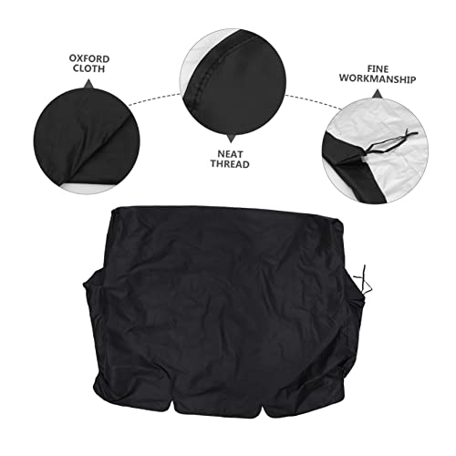 Funda de silla de jardín impermeable para columpio exterior protector de asiento gris 3